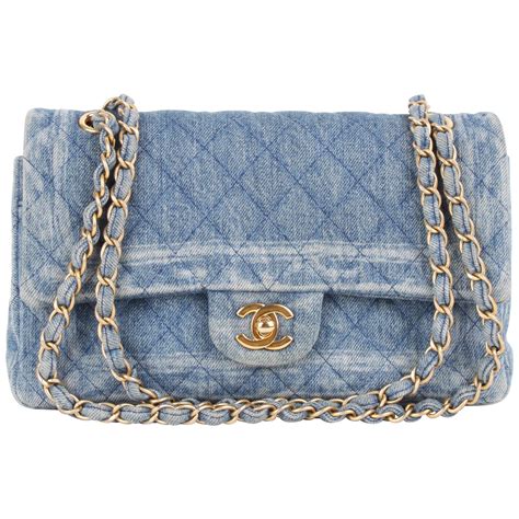 chanel denim bag